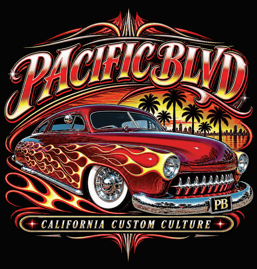 PACIFIC BLVD Classic Logo T-Shirt – Black