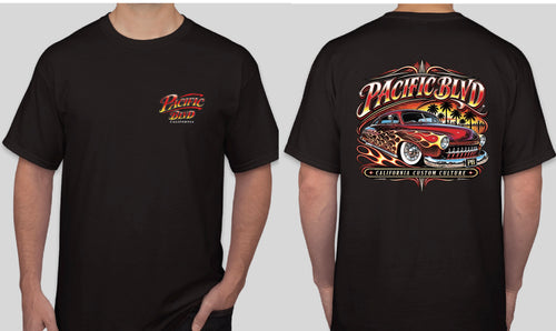PACIFIC BLVD Classic Logo T-Shirt – Black